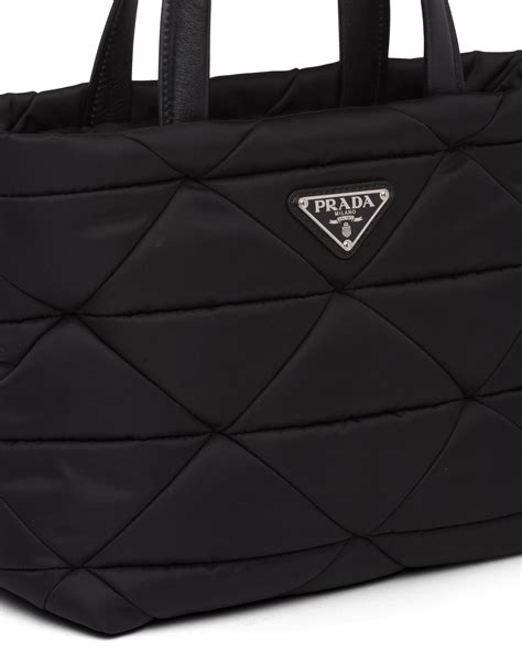 prada padded nylon tote bag|prada nylon bag second hand.